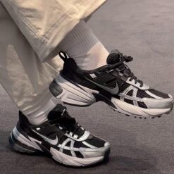 Giay Nike V2K Run Black Silver Den Bac Giày Nike V2K Run Black Silver Đen Bạc