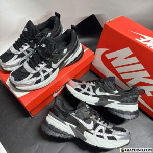 Giày Nike V2K Run Đen Bạc Black Metallic Silver