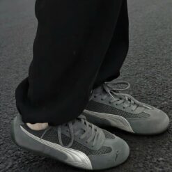 Giay Puma Speedcat Premium Matte Silver Xam Den Bac Giày Puma Speedcat Premium Matte Silver Xám Đen Bạc