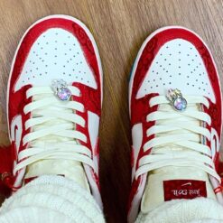 Giay Sneaker Nike Dunk Low Dragon Red White Giày Sneaker Nike Dunk Low Dragon Red White