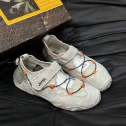 Giay The Thao Jeep Mary Jane Cushioned Gray Green Giày Thể Thao Jeep Mary Jane Cushioned Gray Green