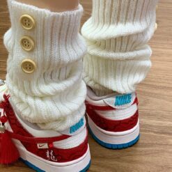 Giay The Thao Nike Dunk Low Dragon Do Trang De Blue Giày Thể Thao Nike Dunk Low Dragon Đỏ Trắng Đế Blue