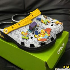 Dep Crocs Classic Clog The Simpsons Full Phu Kien Dép Crocs Classic Clog The Simpsons 211106-90H