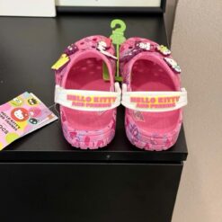 Dep Crocs Hello Kitty Full Box Hong Dép Crocs Classic Clog x Hello Kitty 208527-680