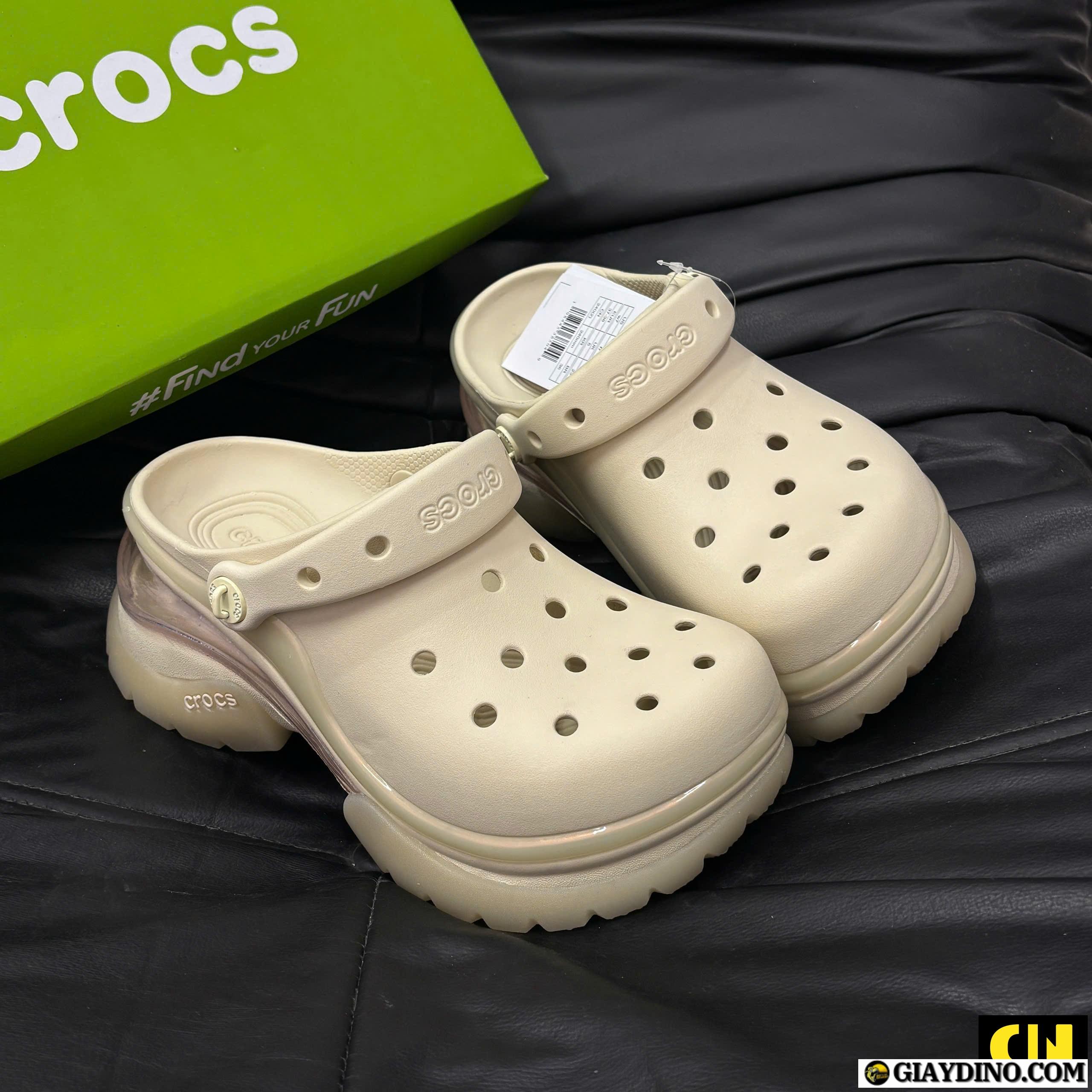 Dep Crocs Super Bae Clog Summit White Import placeholder for 2285