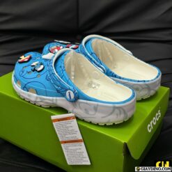Dep Crocs Xi Trum Full Box Phu Kien Dép Crocs Classic Clog The Smurfs 210820-90H