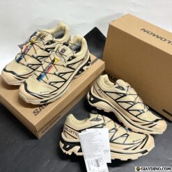 Giay Chay Bo Salomon XT 6 Gore Tex Safari Mau Kem Giày Chạy Bộ Salomon XT-6 Gore-Tex Safari Màu Kem