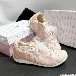 Giay MLB Sleek Powder NY Pink Hong Phan Giày MLB Sleek Powder NY Pink Hồng Phấn