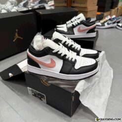 Giay Sneaker Jordan 1 Co Thap Mau Hong Rust Pink Giày Sneaker Jordan 1 Cổ Thấp Màu Hồng Rust Pink