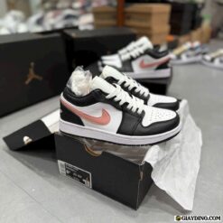 Giay Sneaker Jordan 1 Low Mau Hong Den Trang Giày Sneaker Jordan 1 Low Màu Hồng Đen Trắng