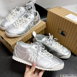 Giay Sneaker MLB German Training Runny NY Silver Xam Bac Giày Sneaker MLB German Training Runny NY Silver Xám Bạc