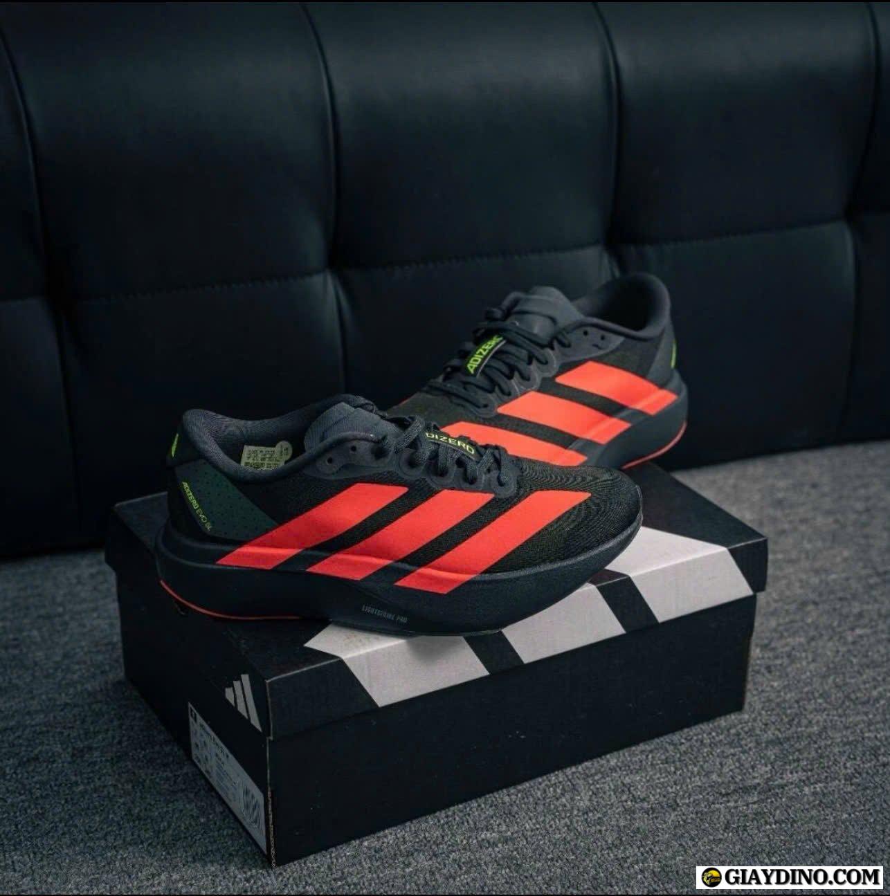 Giày Adidas Adizero Evo SL Carbon Đỏ Đen Giày Adidas Adizero Evo SL Carbon Đỏ Đen