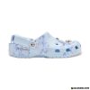 Dép Crocs Classic Love Shack Fancy Clogs Blue White 