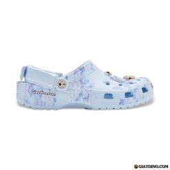 Dép Crocs Classic Love Shack Fancy Clogs Blue White 