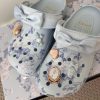 Dep Crocs Classic Love Shack Fancy Clogs Blue White Chuan Form Dép Crocs Classic Love Shack Fancy Clogs Blue White Chuẩn Form