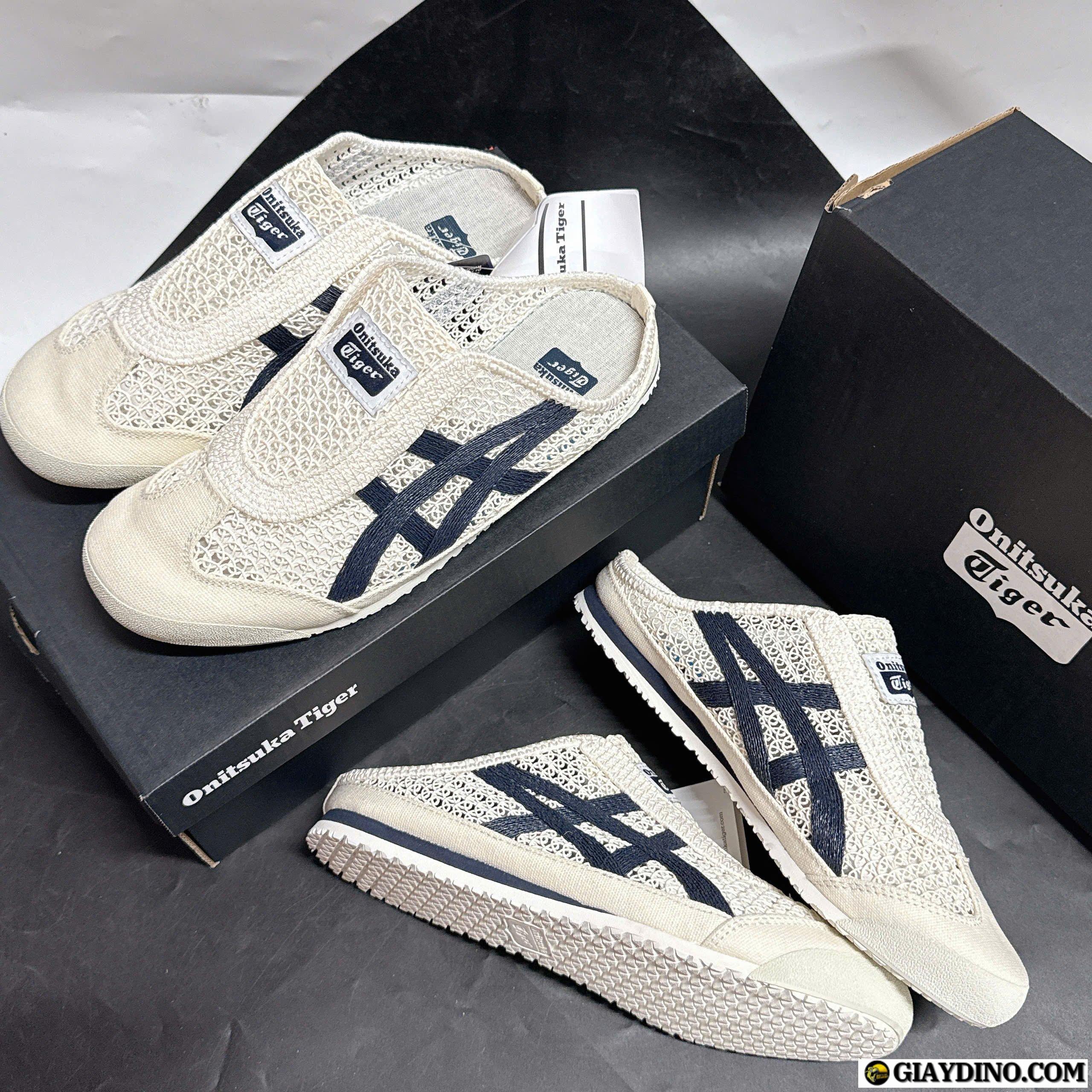 Giày Onitsuka Tiger Mexico 66 Sabot Birch Peacoat Giày Onitsuka Tiger Mexico 66 Sabot Birch Peacoat