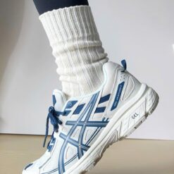 Giay ASICS Gel Venture 6 Cream White Blue Navy Giày ASICS Gel Venture 6 Cream White Blue Navy