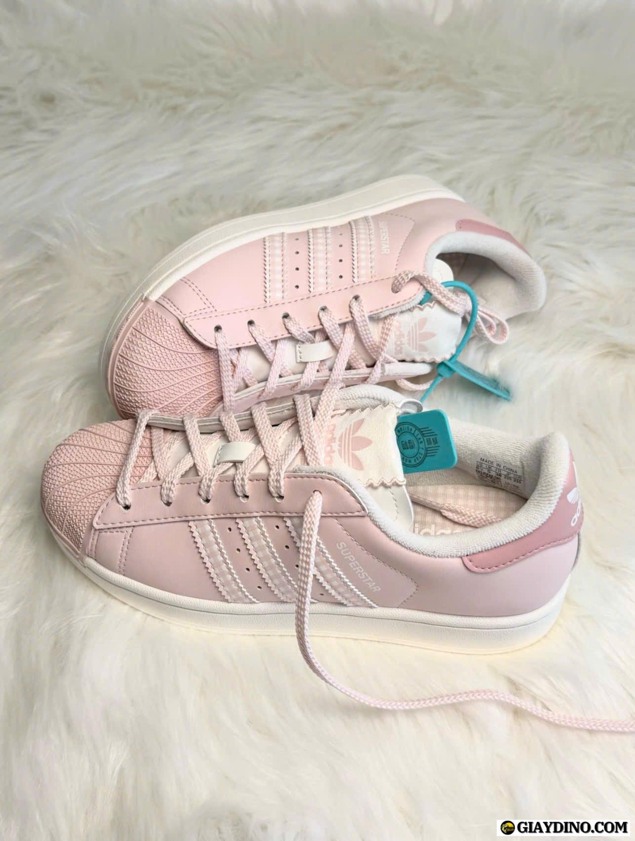 Giày Adidas Originals Superstar II Pink White Đẹp Chuẩn Size 36-39 Giày Adidas Originals Superstar II Pink White Đẹp Chuẩn Size 36-39