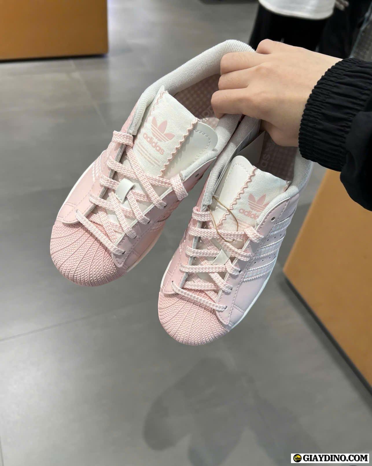 Giày Adidas Originals Superstar II Pink White Hồng Giày Adidas Originals Superstar II Pink White Hồng