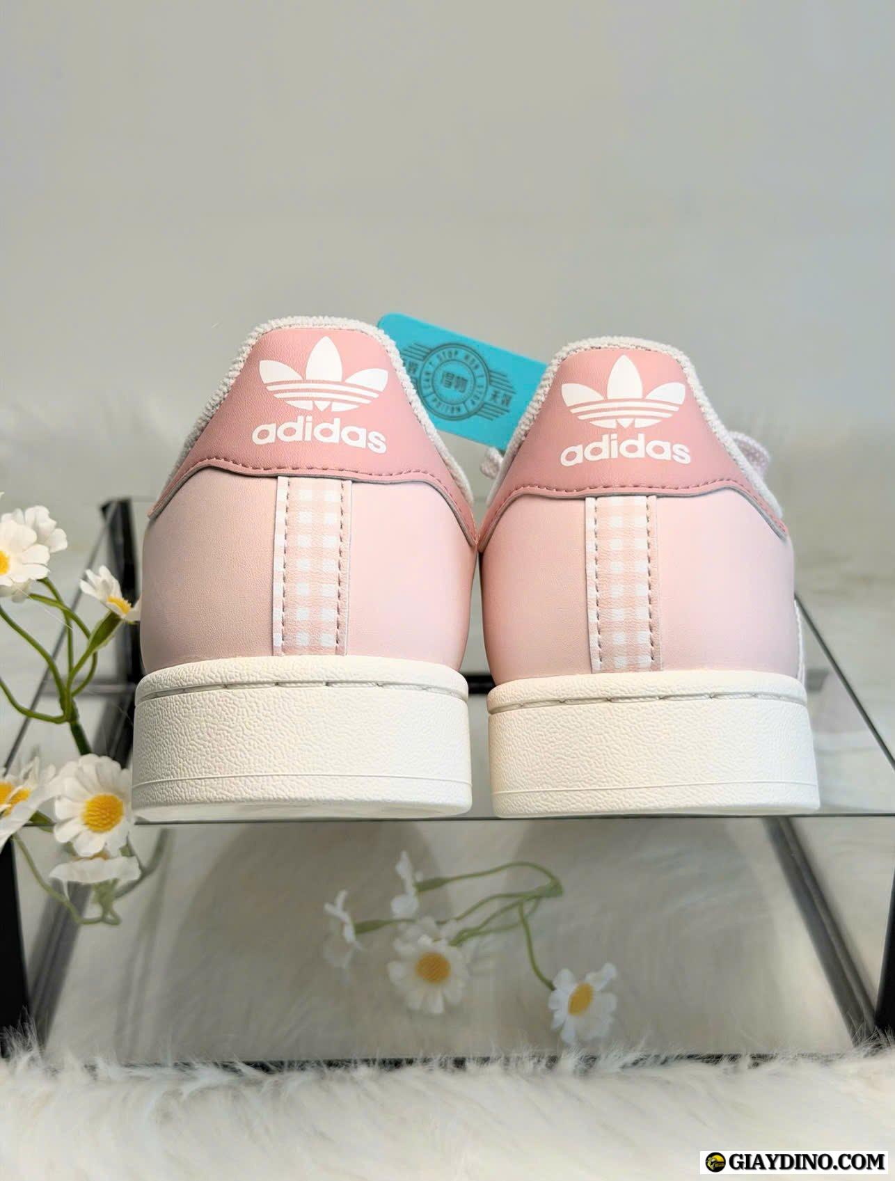 Giày Adidas Originals Superstar II Pink White Like Auth Giày Adidas Originals Superstar II Pink White Like Auth