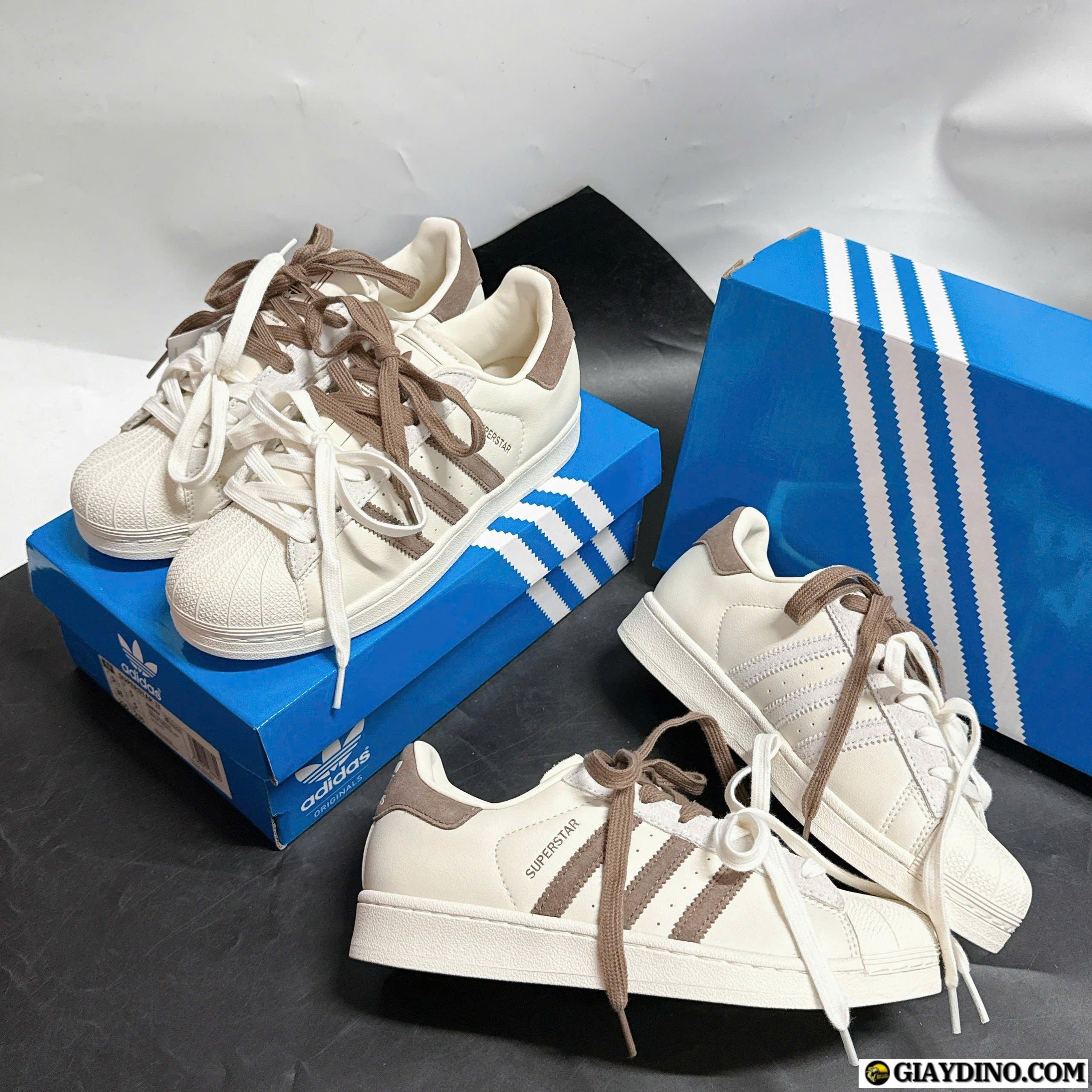 Giày Adidas Originals x Molly-Mae Superstar II Latte Giày Adidas Originals x Molly-Mae Superstar II Latte