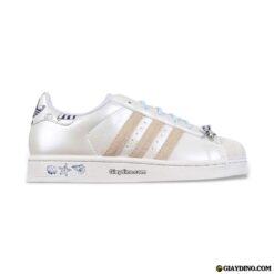 Giày Adidas Superstar II Pearl White Fullbox