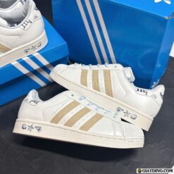 Giay Adidas Superstar II Pearl White Fullbox Giày Adidas Superstar II Pearl White Fullbox