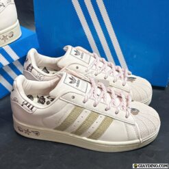 Giay Adidas Superstar II Pink Pastel Brown Hong Pastel Phoi Nau Giày Adidas Superstar II Pink Pastel Brown Hồng Pastel Phối Nâu
