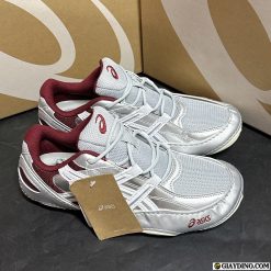 Giay Asics Hypersync Mau Bac Phoi Do Man Hang Cao Cap Giày Asics Hypersync Màu Bạc Phối Đỏ Mận Hàng Cao Cấp