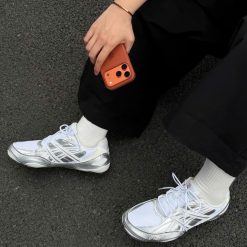 Giay Asics Hypersync White Pure Silver Giày Asics Hypersync White Pure Silver