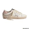 Giay Golden Goose Superstar White Pink Crystal Chain Fullbox Giày Golden Goose Superstar White Pink Crystal Chain Fullbox