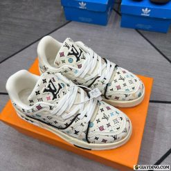 Giay Louis Vuitton LV Trainer 54 Beige White Multicolor Giày Louis Vuitton LV Trainer 54 Beige White Multicolor