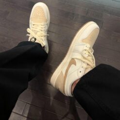Giay Nike Air Jordan 1 Low Dongdan Cream Brown Full Box Giày Nike Air Jordan 1 Low Dongdan Cream Brown Full Box