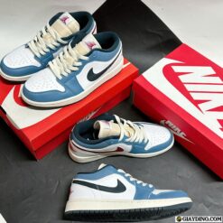 Giay Nike Air Jordan 1 Low Motion White Blue Giày Nike Air Jordan 1 Low Motion White Blue