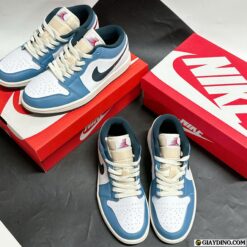 Giay Nike Air Jordan 1 Low Motion White Blue Red Giày Nike Air Jordan 1 Low Motion White Blue Red