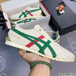 Giay Onitsuka Tiger Mexico 66 Birch Kale Red Green Giày Onitsuka Tiger Mexico 66 Birch Kale Red Green