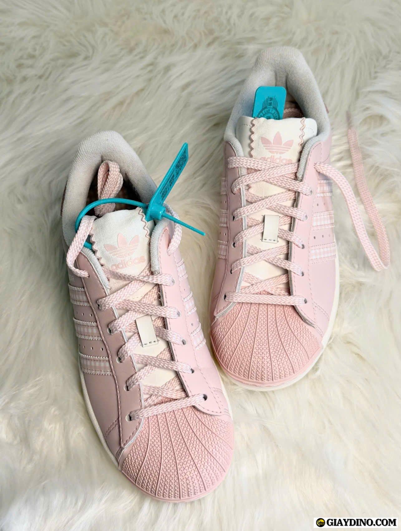 Giày Sneaker Adidas Originals Superstar II Pink White Fullbox Giày Sneaker Adidas Originals Superstar II Pink White Fullbox