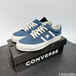 Giay Sneaker Nam Converse One Star Academy Pro Xanh Denim Da Lon Giày Sneaker Nam Converse One Star Academy Pro Xanh Denim Da Lộn