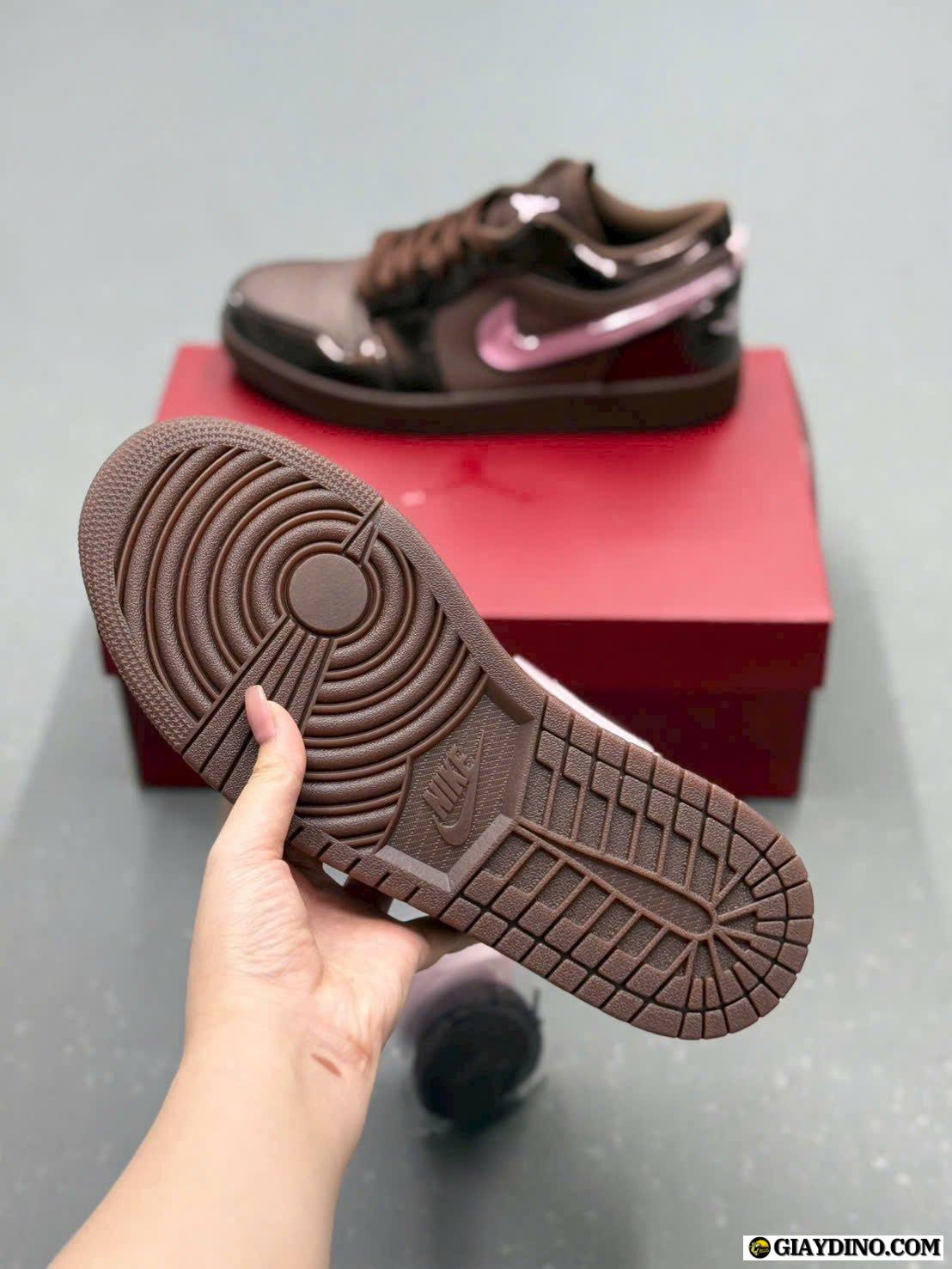 Giày Sneaker Nike Air Jordan 1 Low Valentine’s Day Chocolate Hồng Nâu Giày Nike Air Jordan 1 Low Valentine’s Day Chocolate IQ9787-262