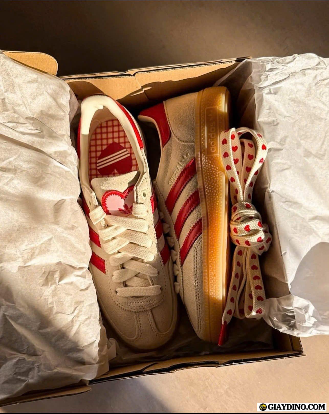 Giày Sneaker Nữ Adidas Originals Handball Spezial Valentines Day Đỏ Giày Sneaker Nữ Adidas Originals Handball Spezial Valentines Day Đỏ