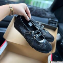 Giay Sneaker Onitsuka Tiger Mexico 66 Black Nu Giày Sneaker Onitsuka Tiger Mexico 66 Black Nữ