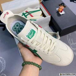 Giay Sneaker Onitsuka Tiger Mexico 66 Mau Trang Kem Ke Xanh La Do Giày Sneaker Onitsuka Tiger Mexico 66 Màu Trắng Kem Kẻ Xanh Lá Đỏ