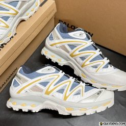 Giay Sneaker Salomon XT Quest White Blue Yellow Giày Sneaker Salomon XT-Quest White Blue Yellow