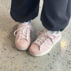 Giay The Thao Adidas Originals Superstar II Pink White Hong Trang Giày Thể Thao Adidas Originals Superstar II Pink White Hồng Trắng