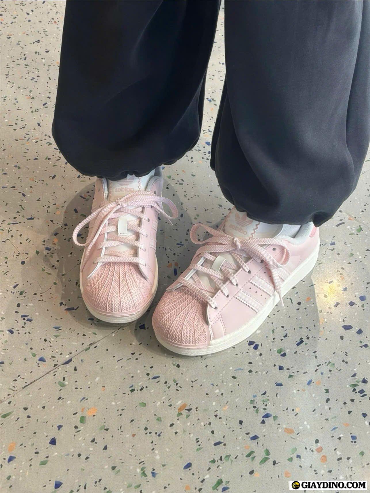 Giày Thể Thao Adidas Originals Superstar II Pink White Hồng Trắng Giày Thể Thao Adidas Originals Superstar II Pink White Hồng Trắng
