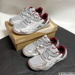 Giay The Thao Asics Hypersync Xam Bac Diem Do Burgundy Giày Thể Thao Asics Hypersync Xám Bạc Điểm Đỏ Burgundy