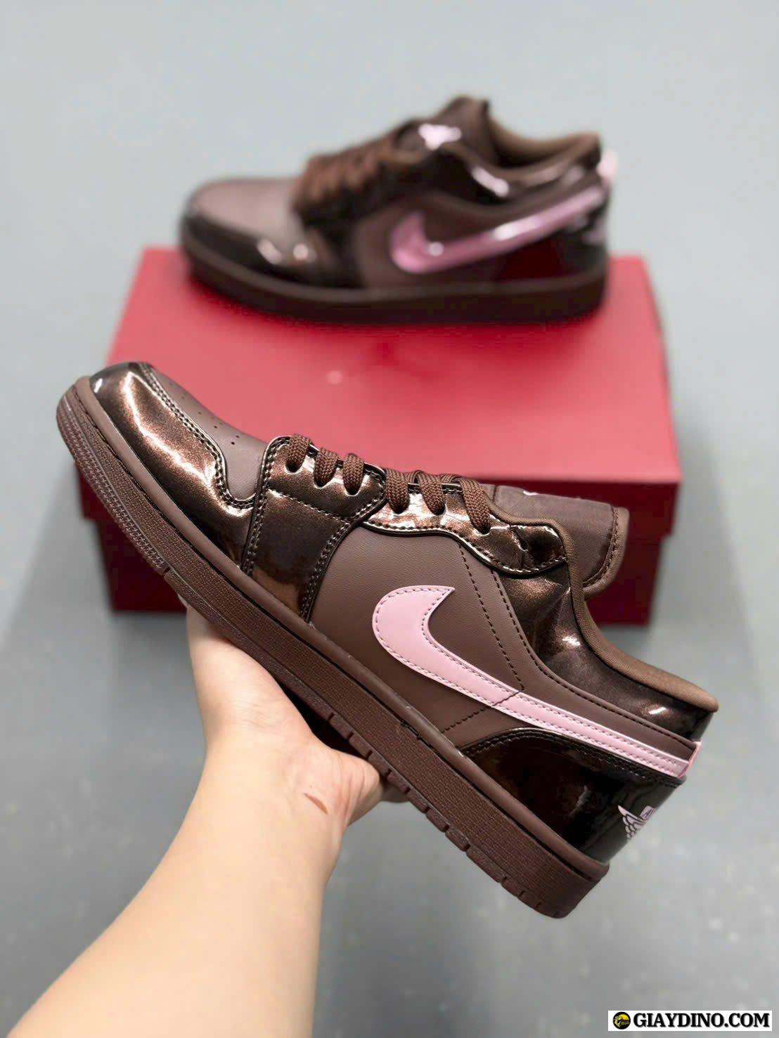 Giày Thể Thao Nike Air Jordan 1 Low Valentine Chocolate Màu Nâu Giày Thể Thao Nike Air Jordan 1 Low Valentine Chocolate Màu Nâu
