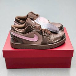Giay The Thao Nike Air Jordan 1 Low Valentine Chocolate Nau Hong Giày Thể Thao Nike Air Jordan 1 Low Valentine Chocolate Nâu Hồng