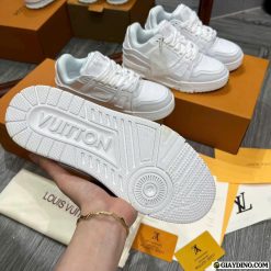 Giay Thoi Trang Louis Vuitton LV Trainer Tripper White Trang Giày Thời Trang Louis Vuitton LV Trainer Tripper White Trắng