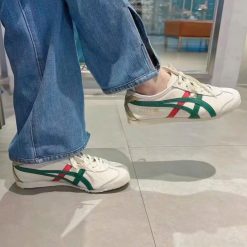 Giay Thoi Trang Nam Nu Onitsuka Tiger Mexico 66 Xanh Do Got Giày Thời Trang Nam Nữ Onitsuka Tiger Mexico 66 Xanh Đỏ Gót